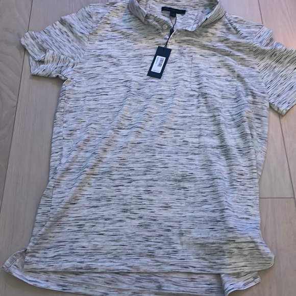 John Varvatos Other - John Varvatos collection white patterned polo. New with tag!
